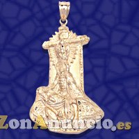 MEDALLA VIRGEN DE LAS ANGUSTIAS EN ORO Y EN PLATA.